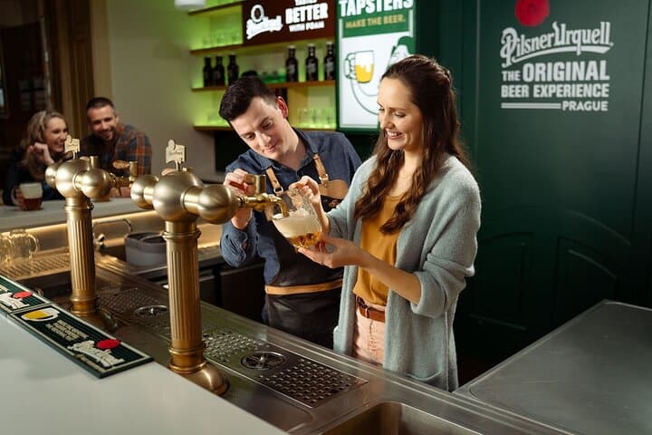 Prague Beer Pouring Class at Pilsner Urquell