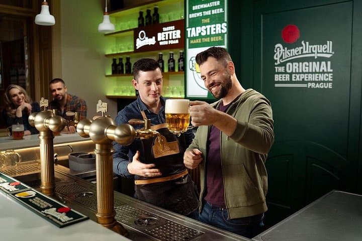 Prague Beer Pouring Class at Pilsner Urquell