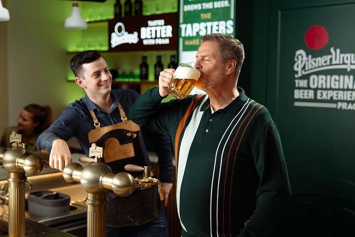 Prague Beer Pouring Class at Pilsner Urquell