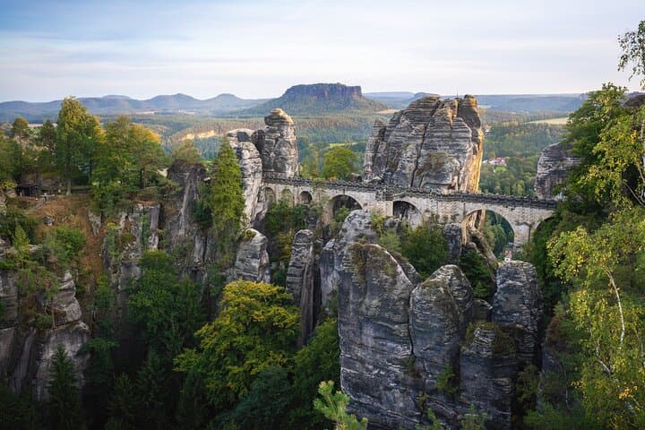 Enjoy breathtaking views from one of Europe's oldest purpose-built tourist bridges.