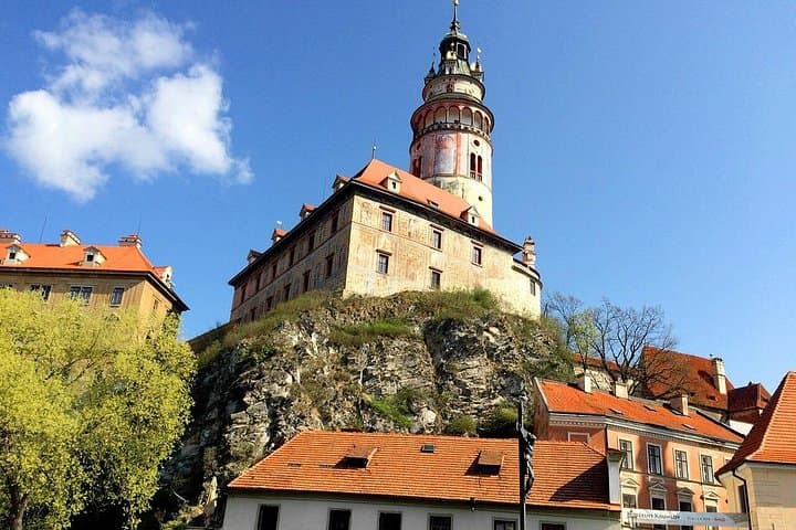 Cesky Krumlov castle tower