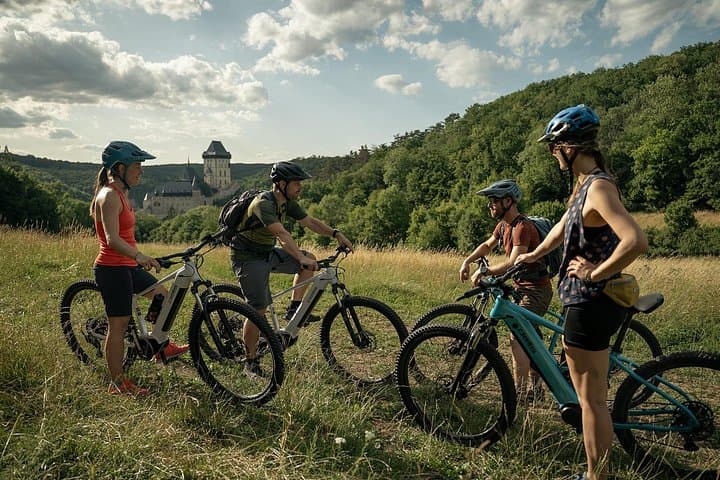 E-Bike Full-Day Trip From Prague: The Mighty Karlstejn Castle