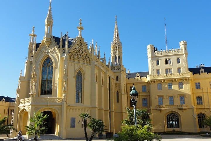 UNESCO treasure: Lednice Castle, blending architecture and nature perfectly.