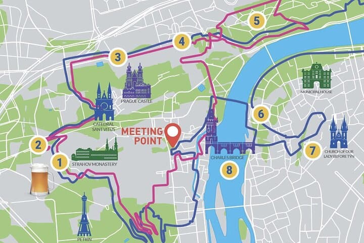 Live-Guided Tour - Trike-Harley Adventure of Prague