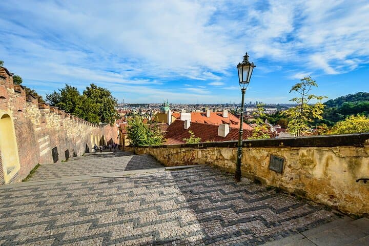 Step into the Castle, and you’ll be rewarded with sweeping views that capture the magic of Prague.
