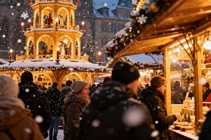 Private Dresden Christmas Markets Tour from Prague