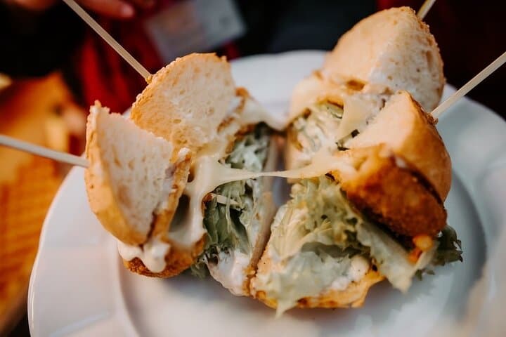 The Czech classic – crispy fried cheese with tartar sauce, a street food must-try