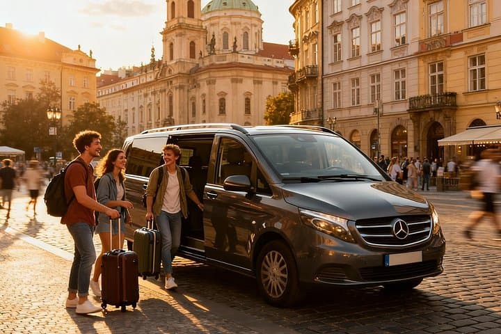 Private Transfer: Prague to Vienna with Optional Scenic Stops