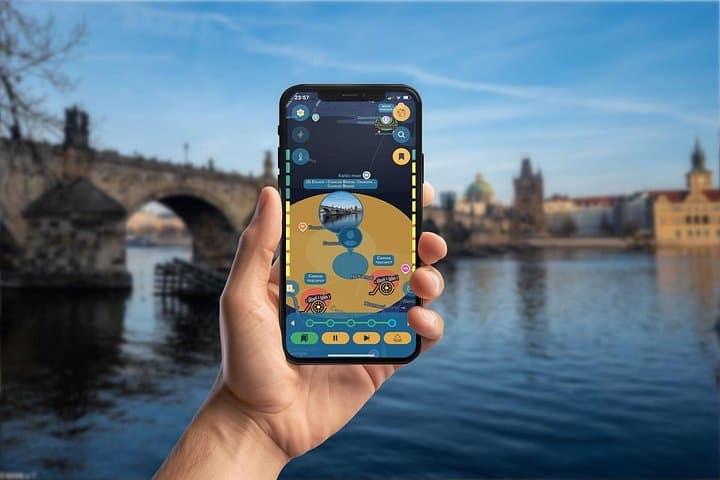 Prague Thirty Years War GPS App Walking Tour Mobile Game