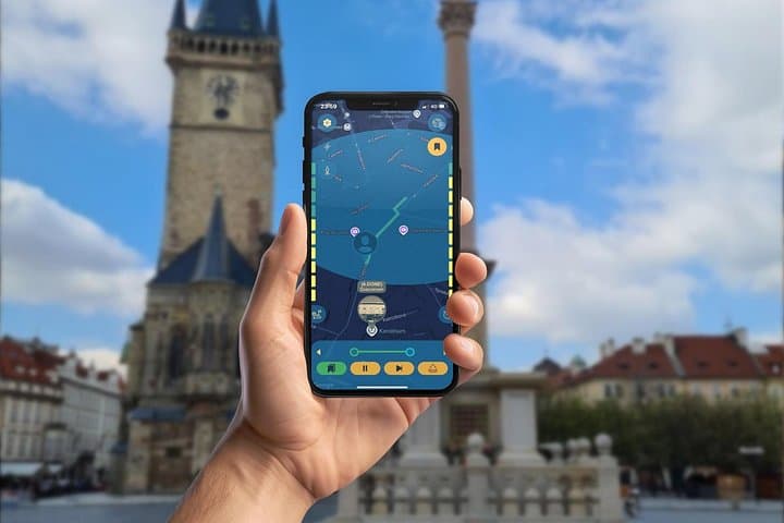 Prague Thirty Years War GPS App Walking Tour Mobile Game