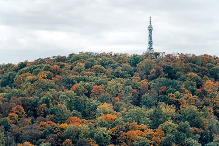Petřín Hill and Observation Tower: The "little Eiffel Tower" of Prague and its parks.