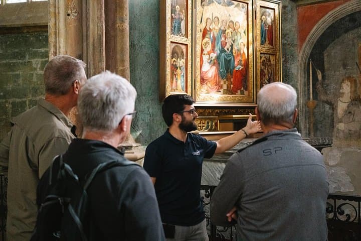 A closer look at centuries-old Gothic frescoes in St. Barbara’s Cathedral — one of the jewels of Kutná Hora.