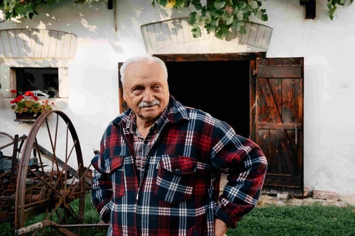 Meet a local whose family has lived in Holašovice for over 500 years
