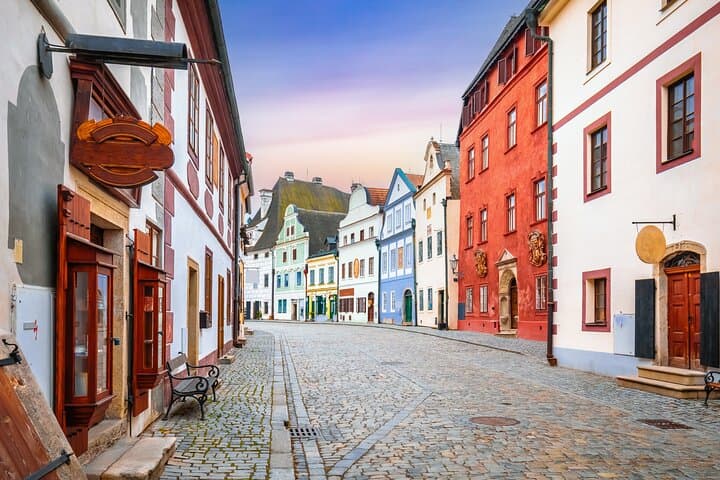 Strolling through the colorful streets of the old town