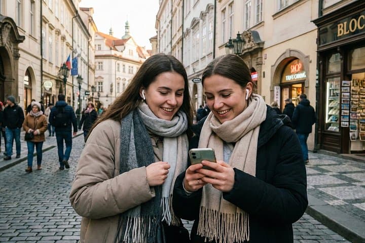 7 days Self Guided AI audio tours in Prague and all Czechia
