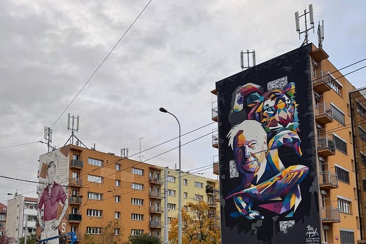 Mural art from famous local and international artists