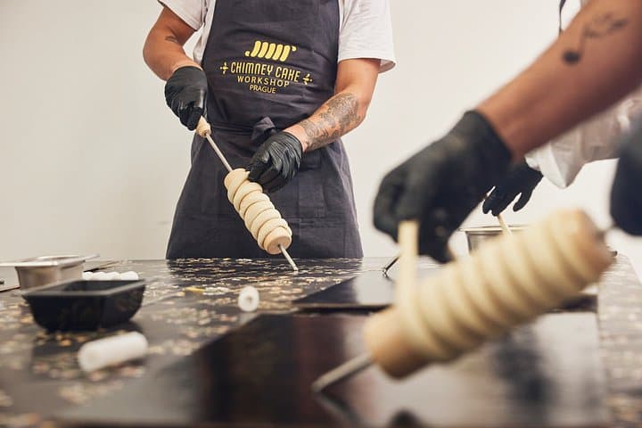 Prague Traditional Chimney Cake Trdelník Making Workshop