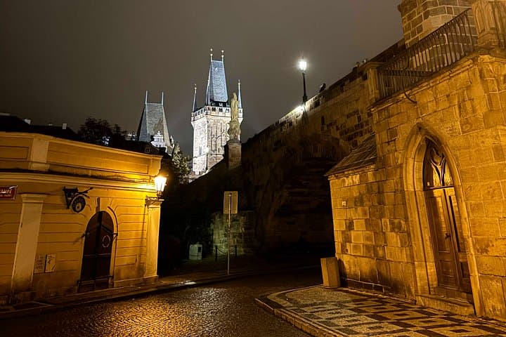 Prague by Night A Scenic Walk from Petrin Hill to Old Town