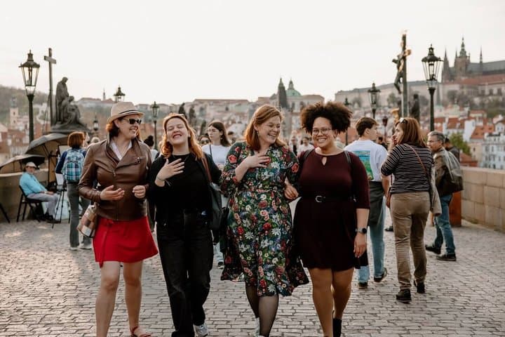Cross historic streets and bridges while uncovering Prague’s coded past.