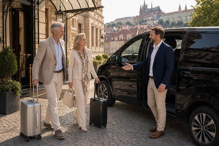 Prague to Salzburg Private Transfer with Scenic Stops by Mike