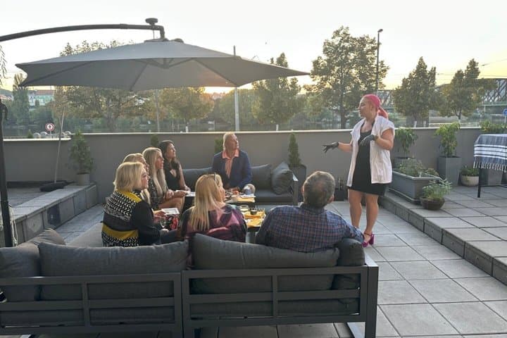 Sundowner Bites and Drinks with Celebrity Chef on the Vltava
