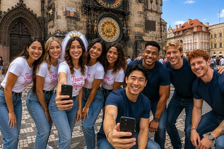 Prague Challenges EVG, EVJF City Challenge team