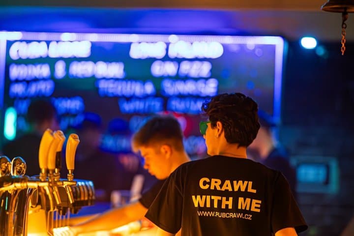 Prague Pub Crawl with Unlimited Drinks & 5 Story Club Entry
