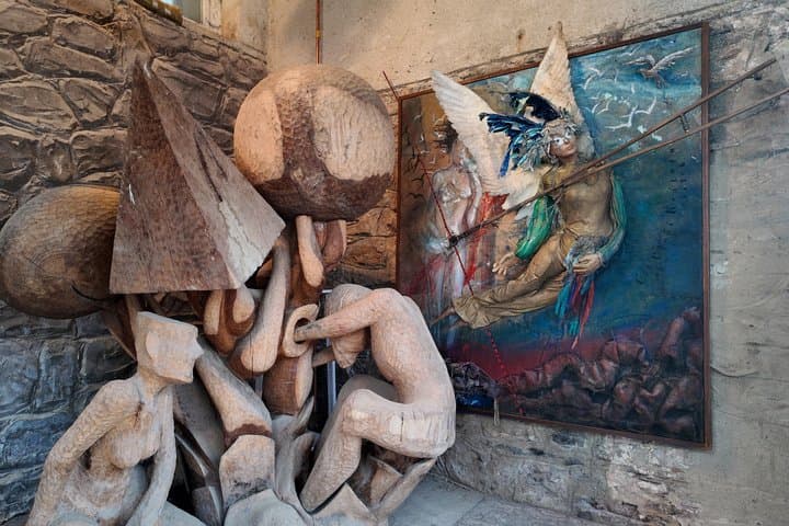 Lubo Kristek Museum Guided Tour in Podhradi nad Dyji