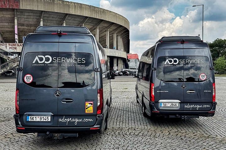 From Prague to Budapest - Private Transfer by MINIBUS Mercedes Sprinter 19+1pax