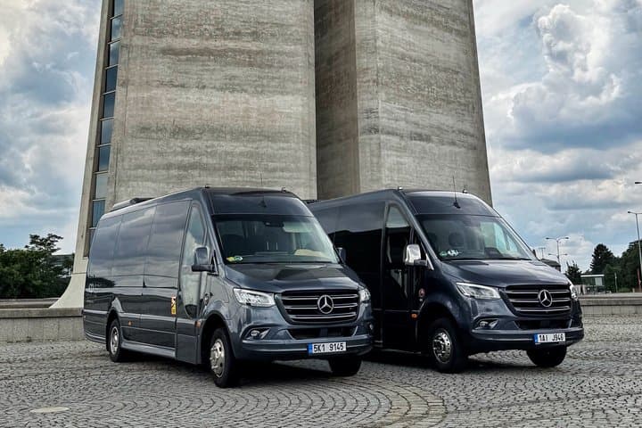 From Prague to Vienna - Private Transfer by MINIBUS Mercedes Sprinter 19+1pax