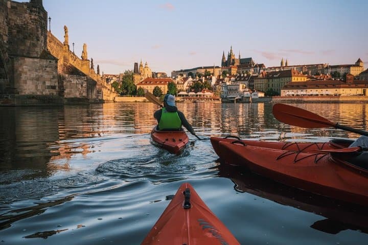 Prague Sunrise Kayak Tour Under Charles Bridge with Photos
