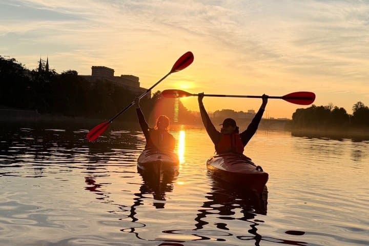 Prague Sunrise Kayak Tour Under Charles Bridge with Photos