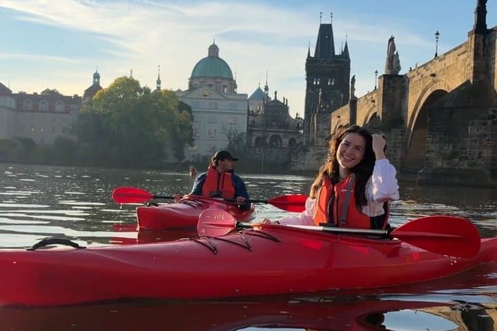 Prague Sunrise Kayak Tour Under Charles Bridge with Photos