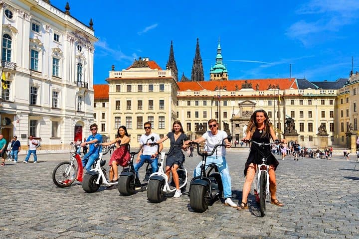 Prague Fat Tire or Regular Scooter City Tour