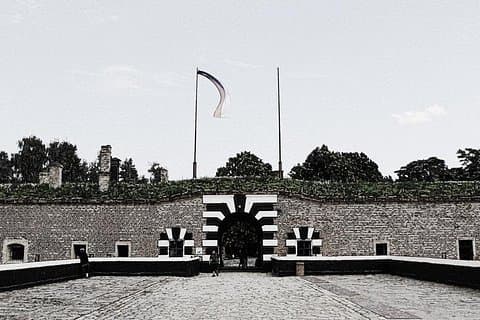 Terezin Little Fortress entrance