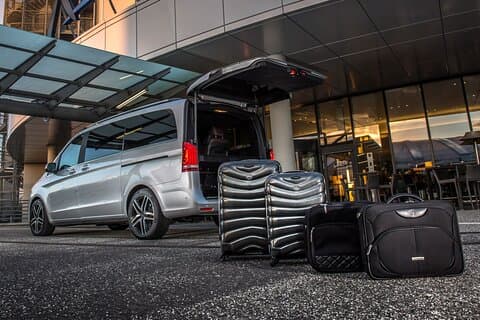 We’ll meet you at the terminal and take you to your destination in comfort — in a spacious VAN for up to 7–8 passengers.