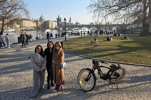 Prague's Viewpoints & Sightseeing on Comfortable E-bike