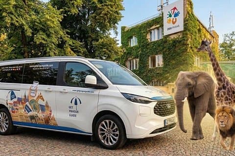 Prague ZOO Transfer with AudioGuide & Opt. Admission Ticket