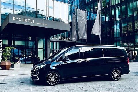 Airport Transfer: Prague Airport PRG to Prague by Luxury Van