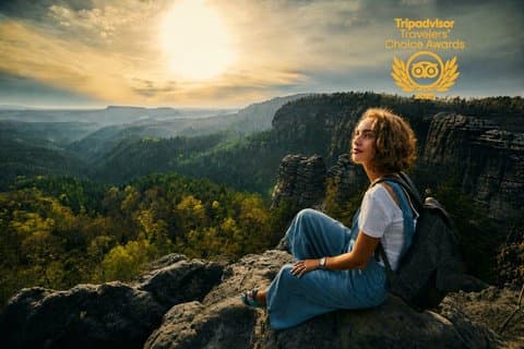 Terezin Camp & Bohemian Switzerland-Tisa with Bastei From Prague