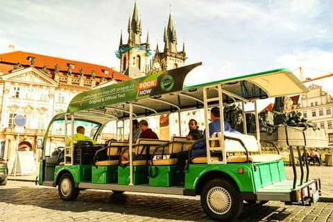 Prague Hop On Hop Off Electric Bus Tour See the Sights Your Way