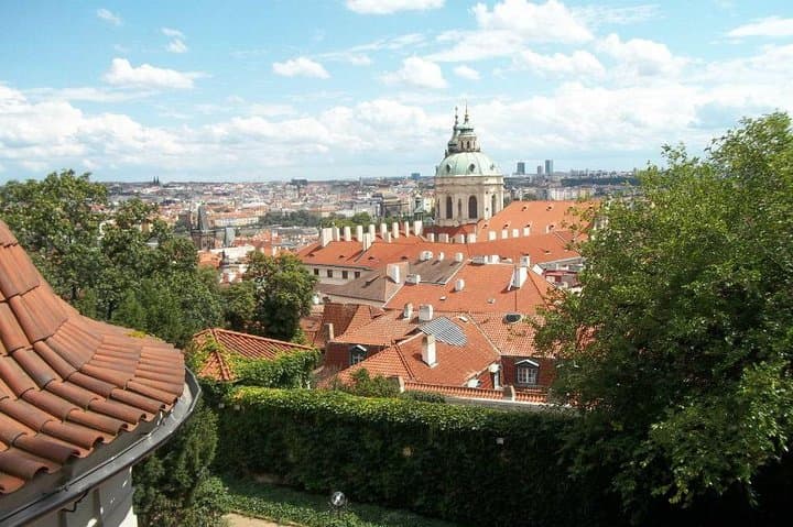 View at the Little Town & St.Nicholas churche