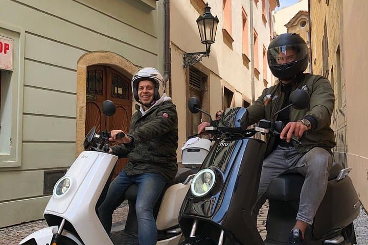 Prague by scooter