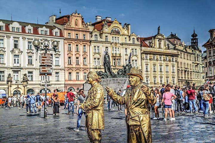 Prague: main touristic points