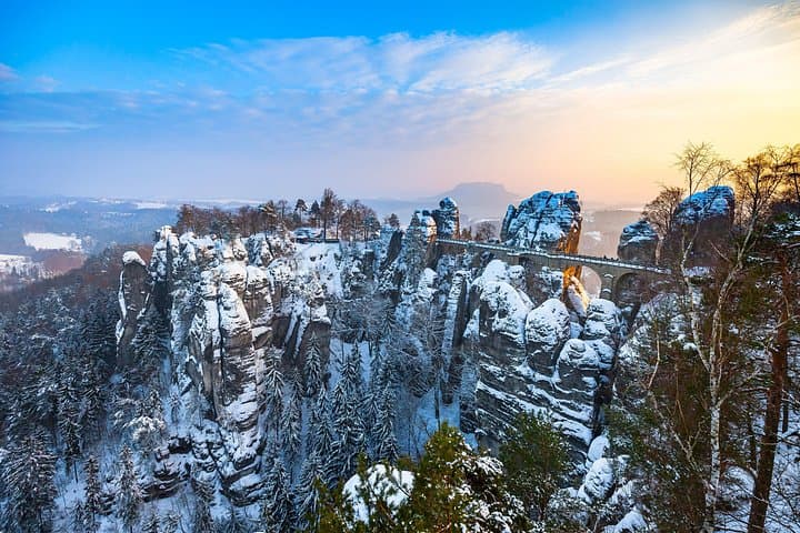 Dresden Christmas Market & Bastei Saxon Switzerland Tour from Prague