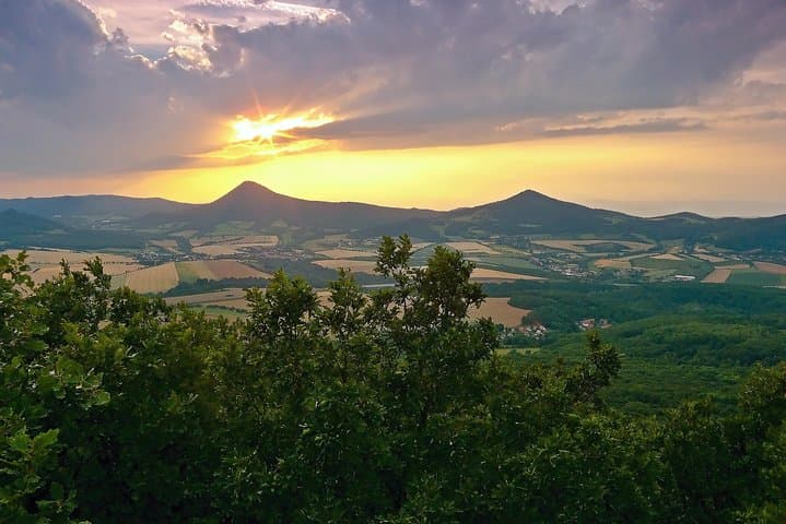Volcanic mountains