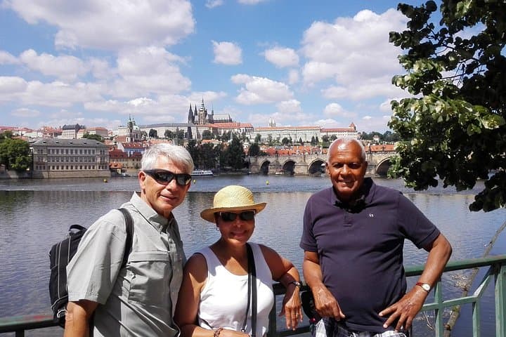 Mary, Bill and Keith enjoying the tour