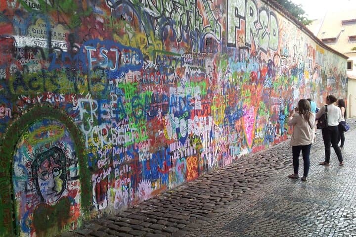 John Lennon Wall in Prague