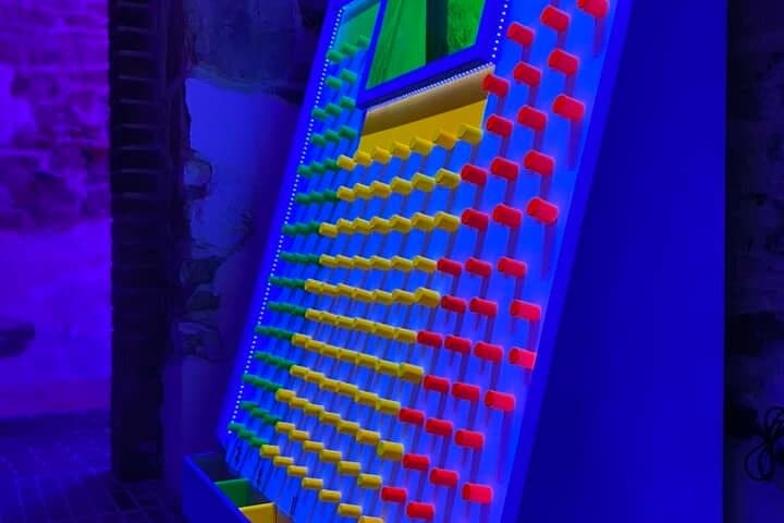 UV black light adventure mini golf