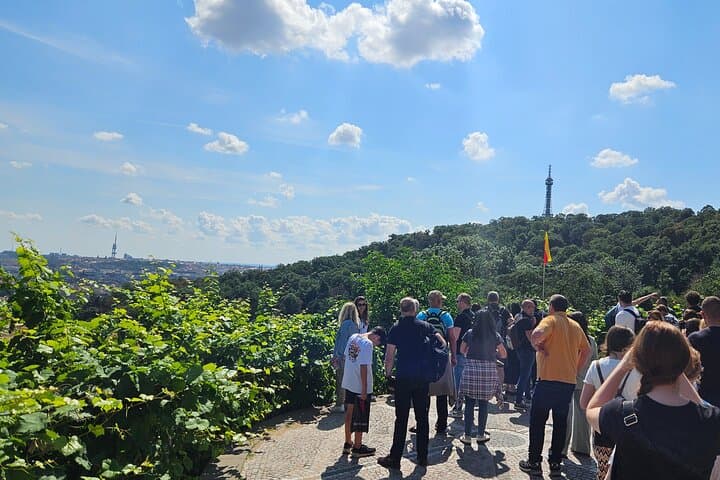 Prague Panoramic Views Live Guided Tour on Trike EBike EScooter